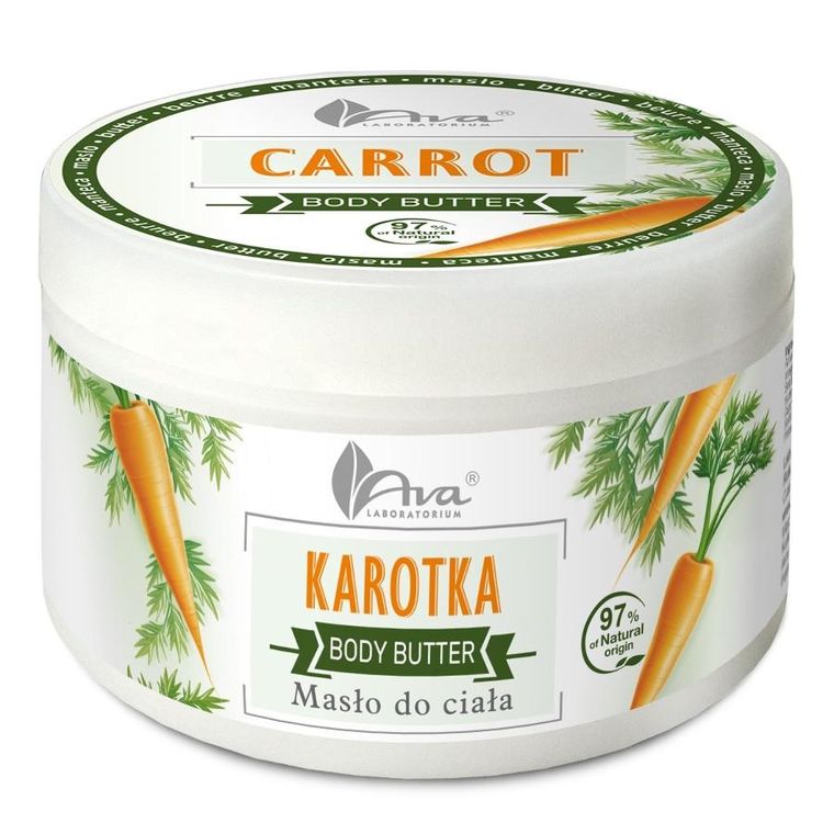 Ava Laboratorium, Body Butter, masło do ciała, Karotka, 250g