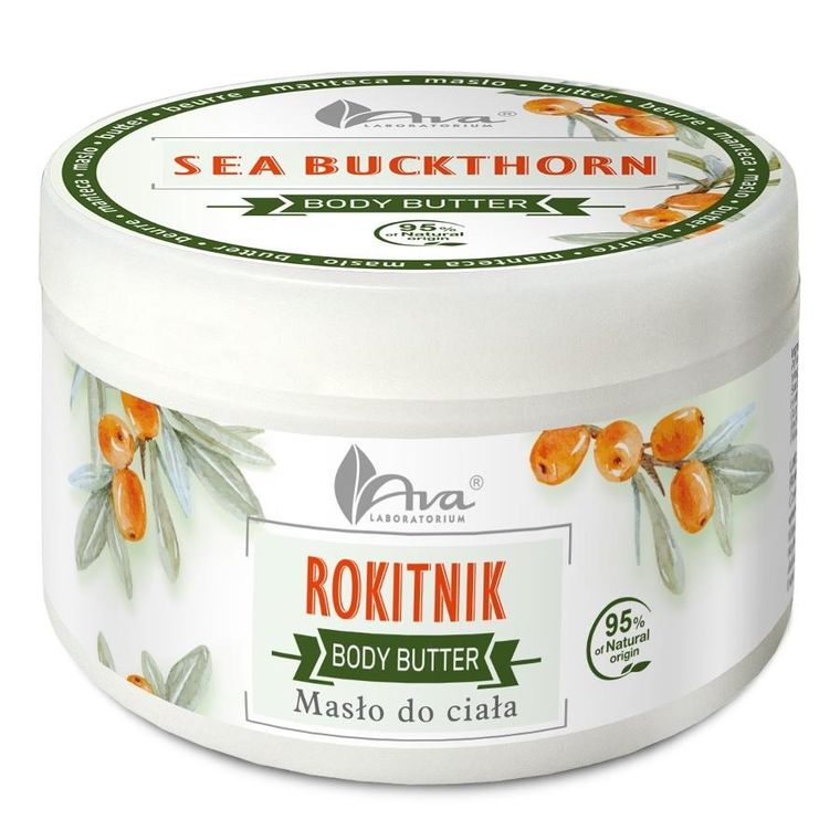 Ava Laboratorium, Body Butter, masło do ciała, Rokitinik, 250g