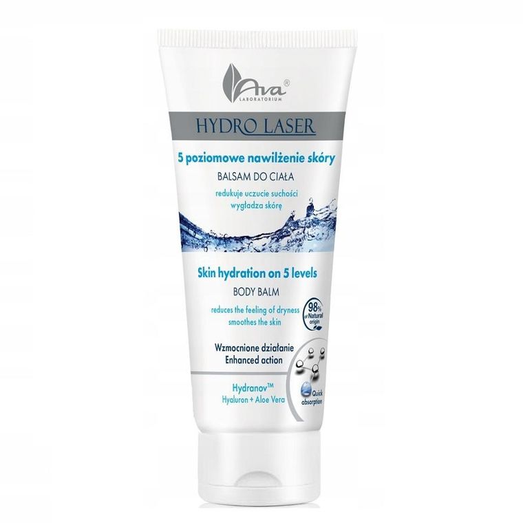 Ava Laboratorium, Hydro Laser, nawilżający balsam do ciała, 200 ml