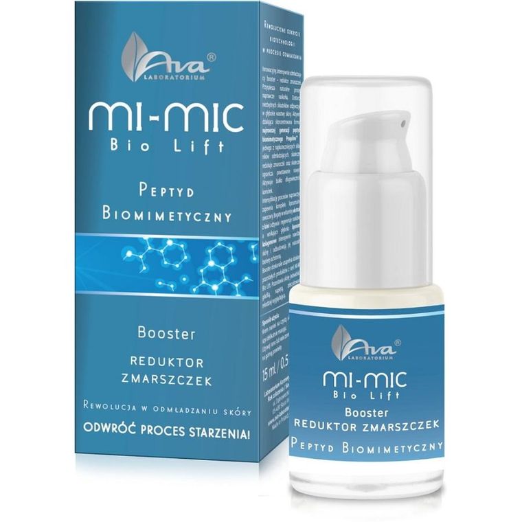 Ava Laboratorium, Mi-Mic Bio Lift booster, reduktor zmarszczek, 15 ml