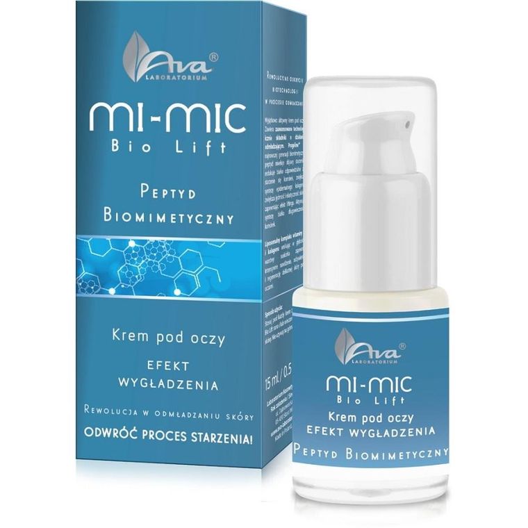 Ava Laboratorium, Mi-Mic Bio Lift, wygładzający krem pod oczy, 15 ml