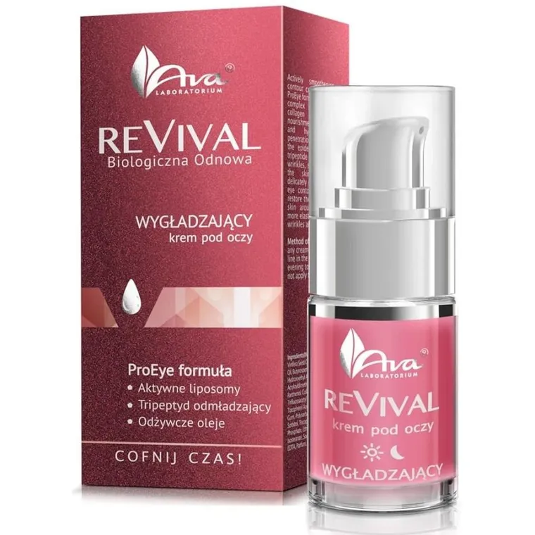 Ava Laboratorium, ReVival, wygładzający krem pod oczy, 15 ml
