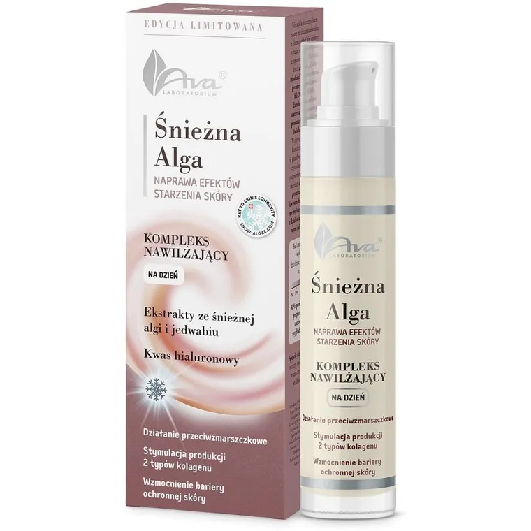 Ava Laboratorium, Śnieżna Alga, kompleks nawilżający na dzień, 50 ml