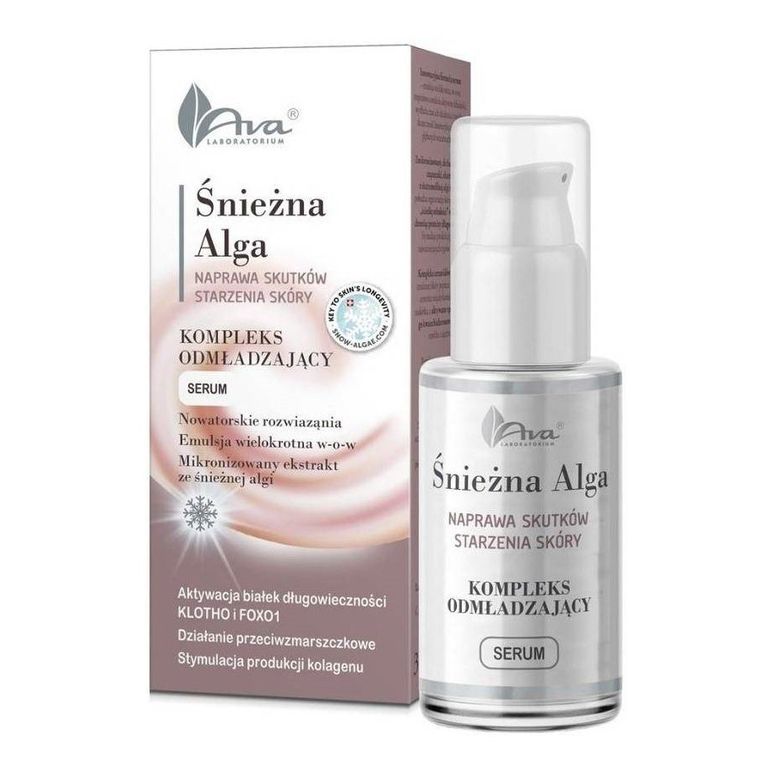Ava Laboratorium, Śnieżna Alga, kompleks odmładzający, serum, 30 ml