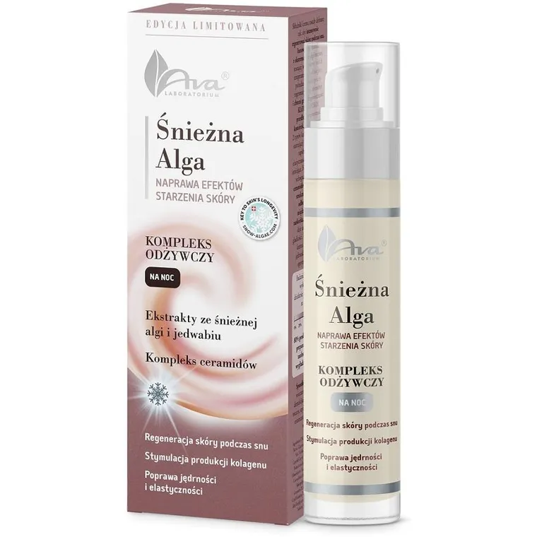 Ava Laboratorium, Śnieżna Alga, kompleks odżywczy na noc, 50 ml