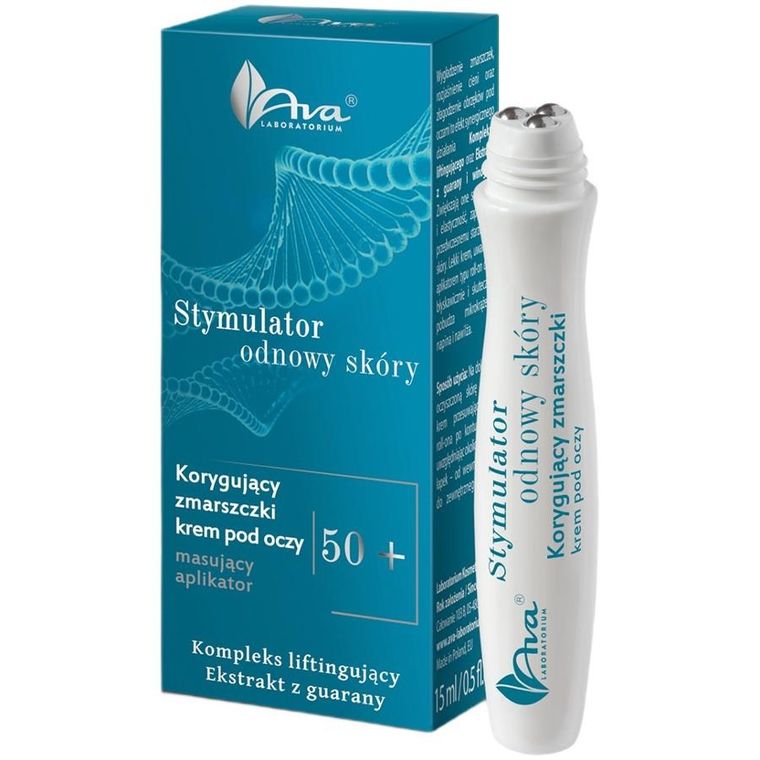 Ava Laboratorium, Stymulator odnowy skóry korygujący zmarszczki, krem pod oczy, 50+, 15 ml