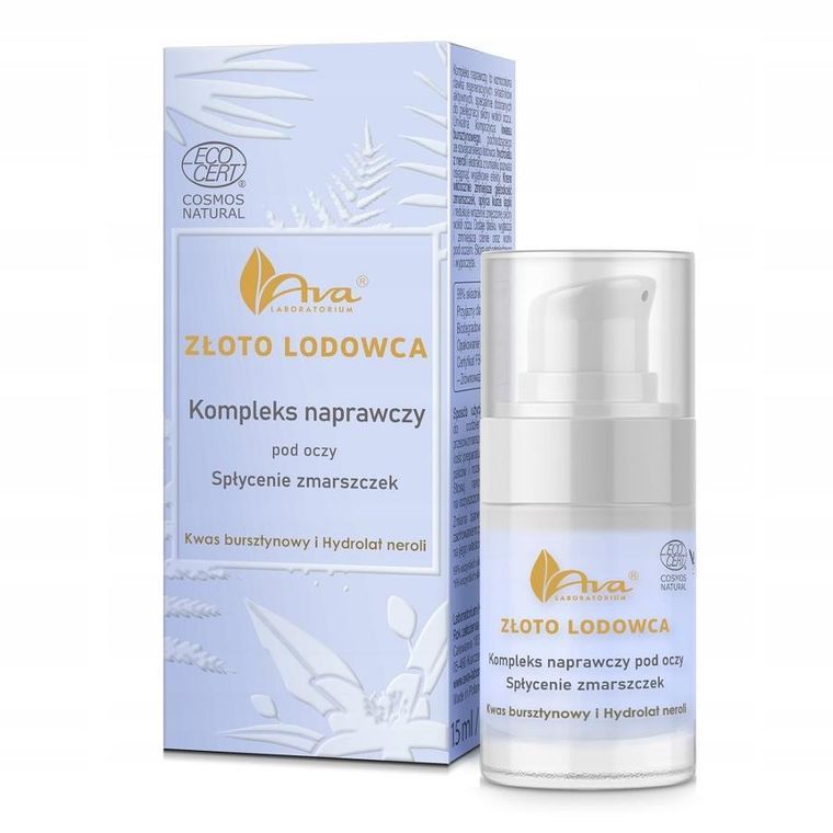 Ava Laboratorium, Złoto Lodowca, kompleks naprawczy pod oczy, 15 ml