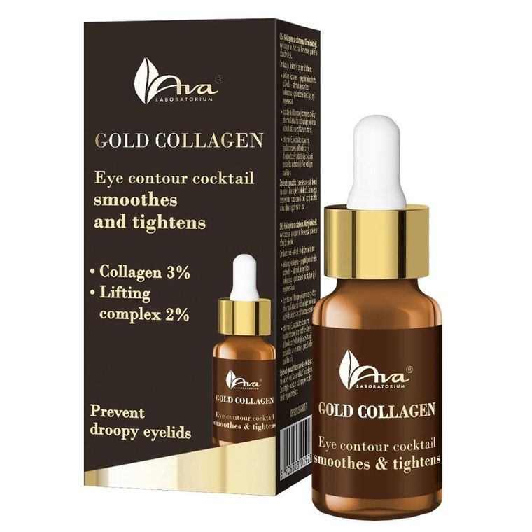 Ava Laboratorium, Złoty Kolagen, koktajl pod oczy, 15 ml