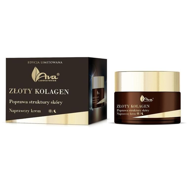 Ava Laboratorium, Złoty Kolagen, naprawczy krem, 50 ml