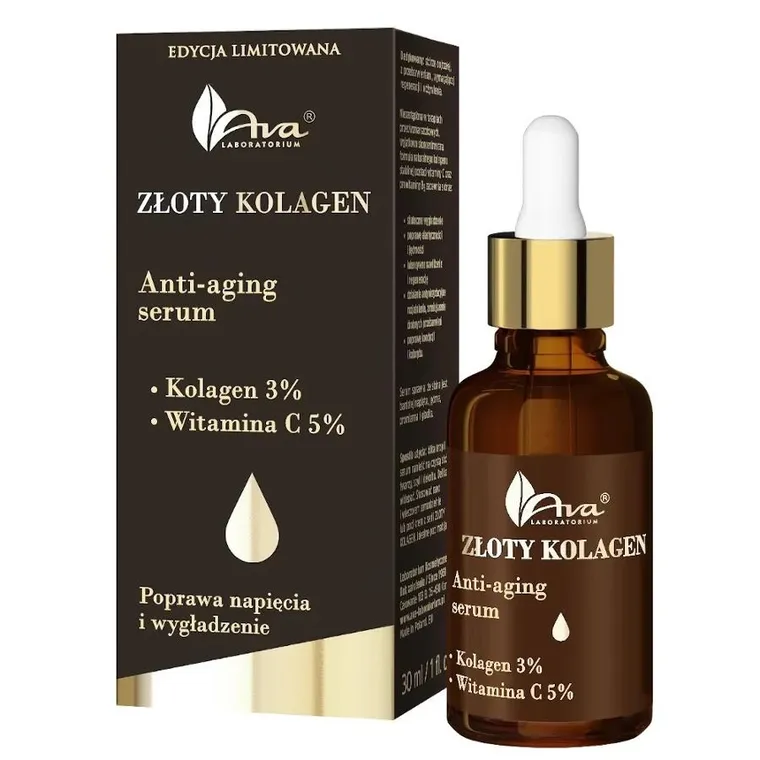 Ava Laboratorium, Złoty Kolagen, serum anti-aging, 30 ml