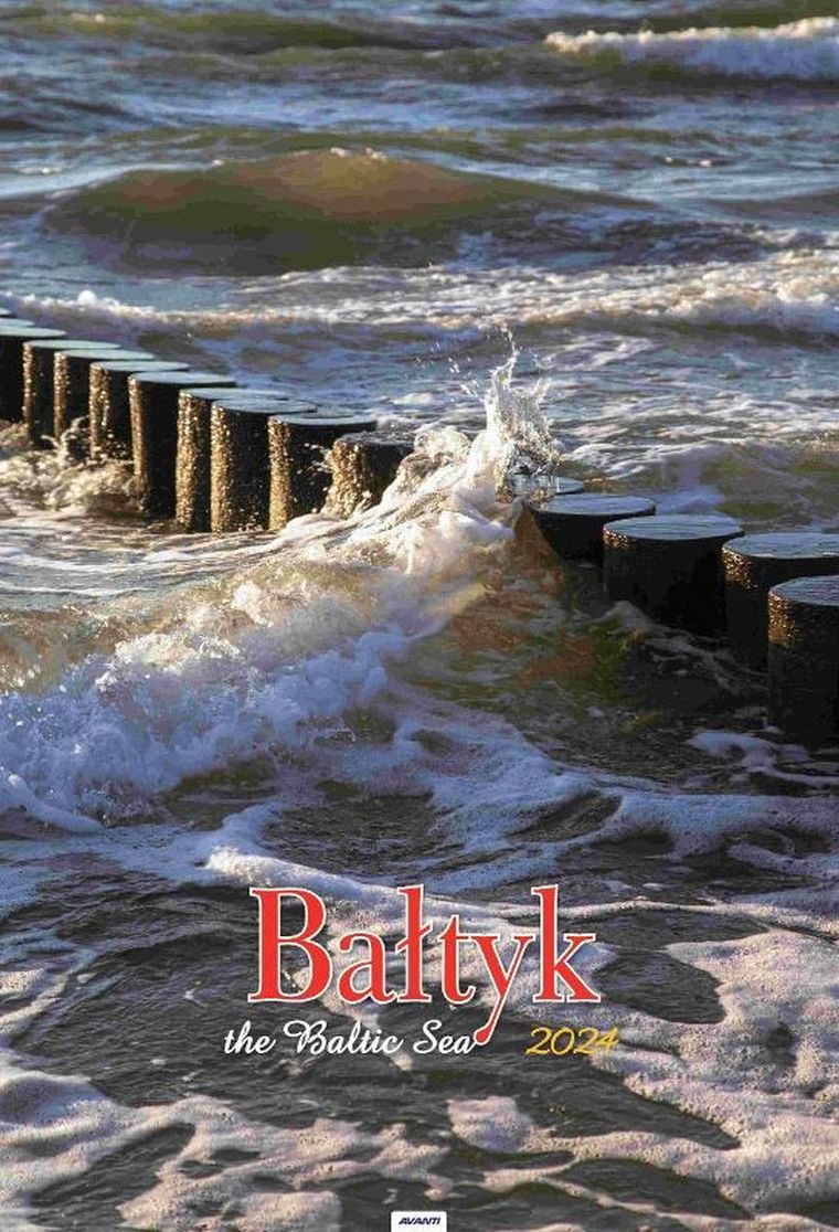 Avanti, kalendarz 2024, ścieny, Bałtyk