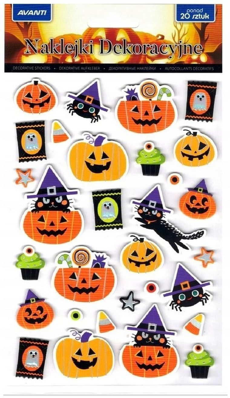 Avanti, Naklejki dekoracyjne, Halloween, 1 szt.