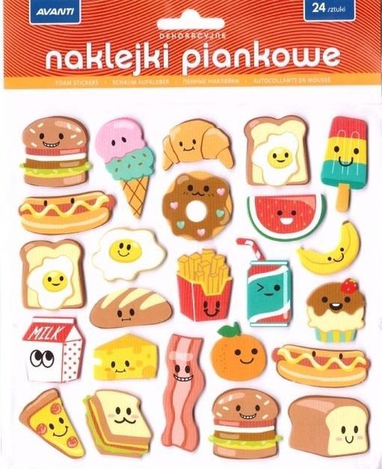 Avanti, naklejki dekoracyjne piankowe
