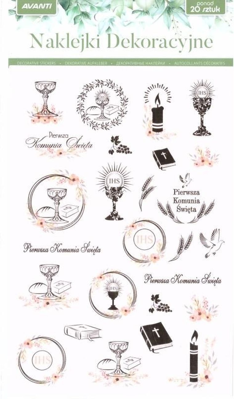 Avanti, naklejki dekoracyjne, Pierwsza Komunia