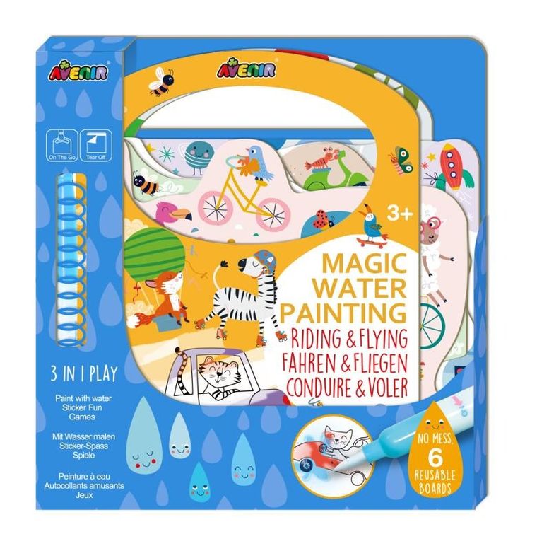 Avenir, magiczny obraz wodny, jazda konna i latanie