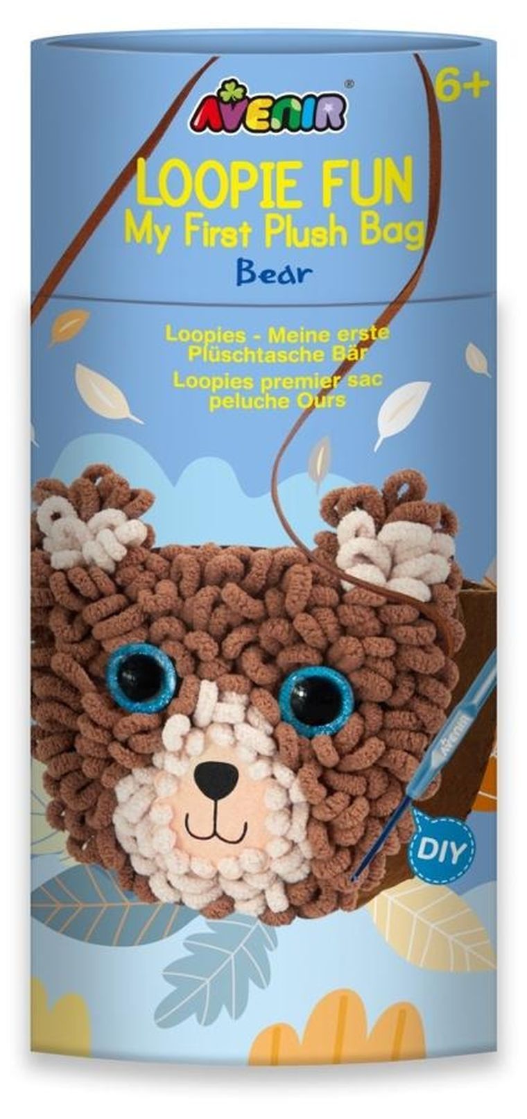 Avenir, Moja pierwsza pluszowa torba, zestaw kreatywny, miś