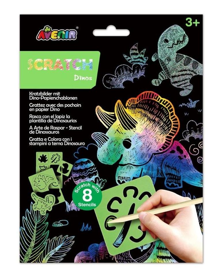 Avenir, wydrapywanki z szablonami, dinozaury