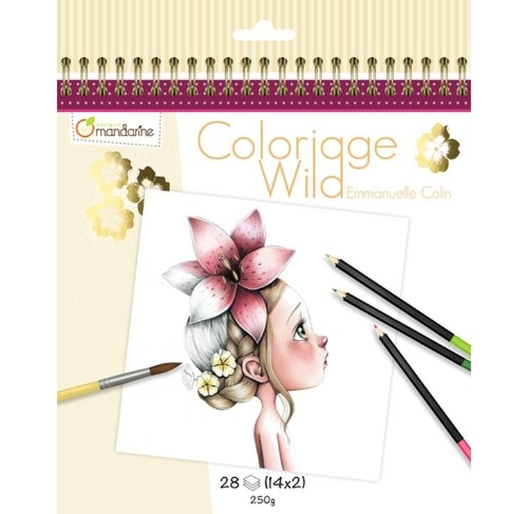 Avenue Mandarine, Emmanuelle Colin Wild 1, kolorowanka