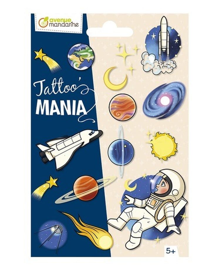 Avenue Mandarine, tatuaże, kosmos