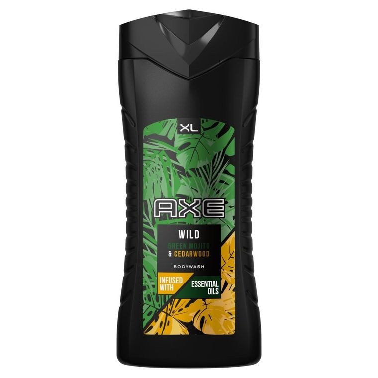 Axe, Wild Green Mojito & Cedarwood, żel pod prysznic, dla mężczyzn 400 ml
