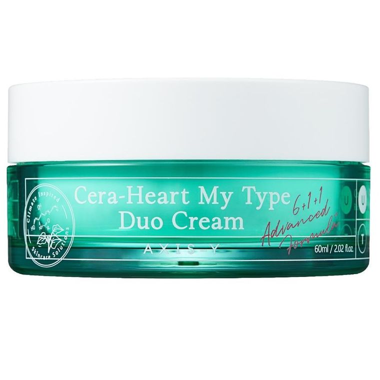 AXIS-Y, Cera Heart My Type Duo Cream, nawilżający krem do twarzy, 60 ml
