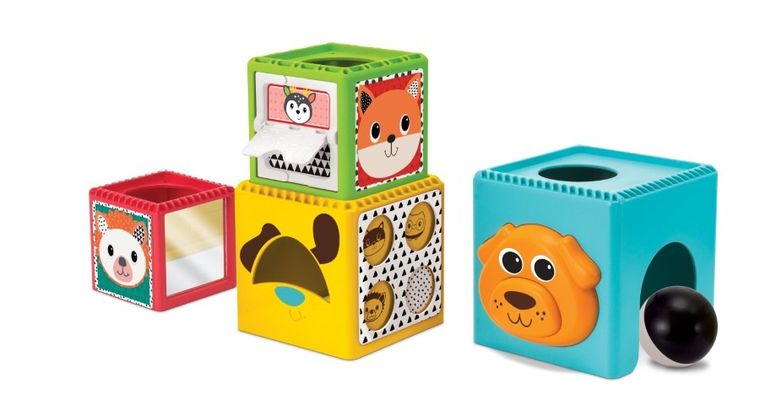 B-Kids, wesołe klocki, piramidka