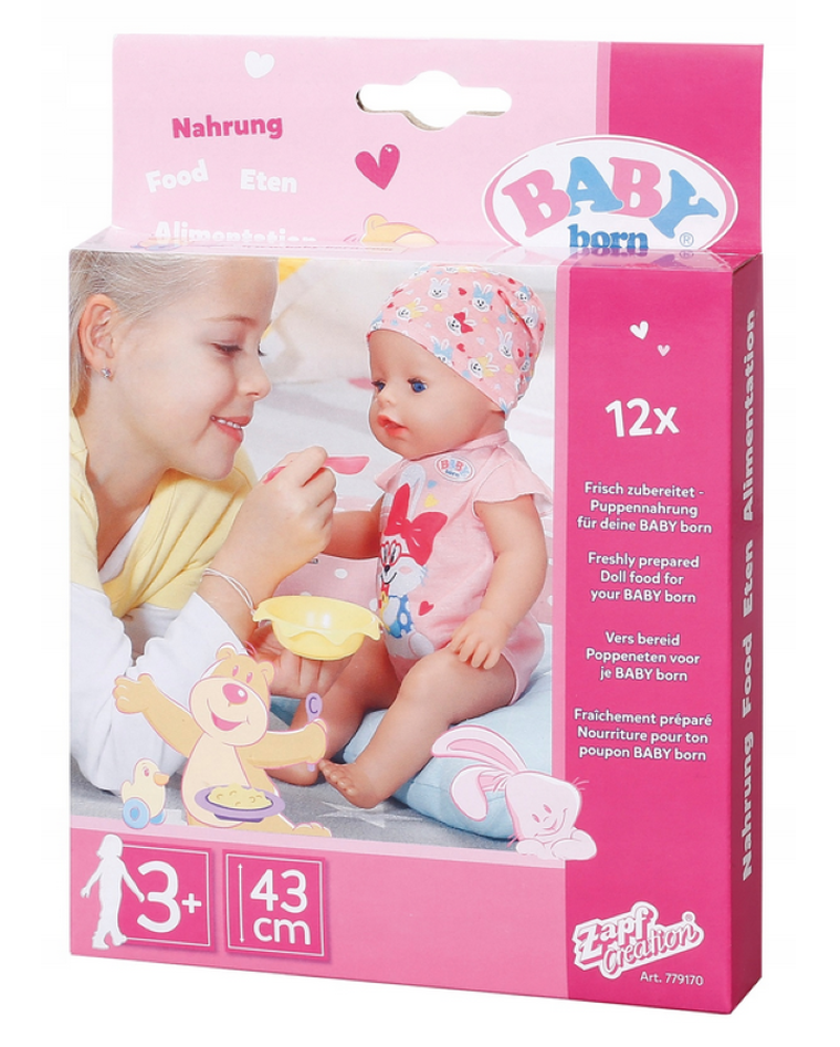 Baby Born, jedzenie dla lalki, 12 szt.