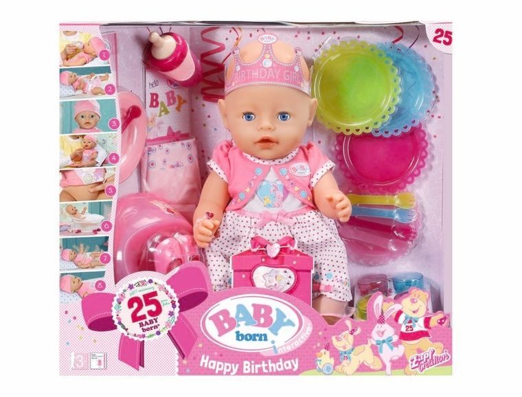 Baby Born, Urodziny, lalka interaktywna