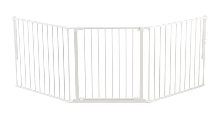 Baby Dan, Flex, bramka ochronna, rozmiar L, biała