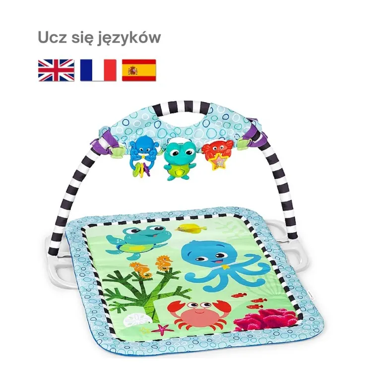 Baby Einstein, Neptune Discovery Reef, interaktywna mata edukacyjna z zawieszką