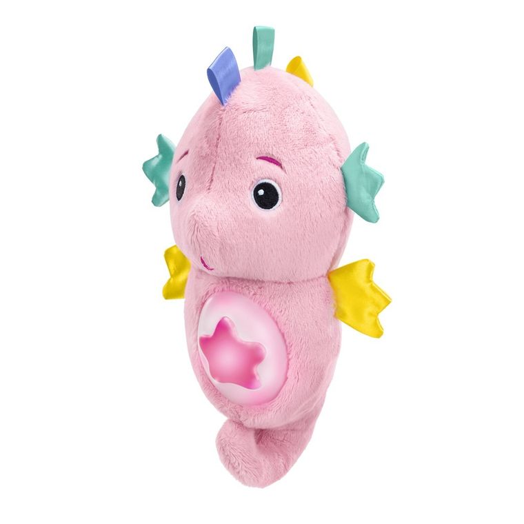 Baby Einstein, Sea Dreams Seahorse, zabawka uspokajająca, konik morski, różowy, 0m+