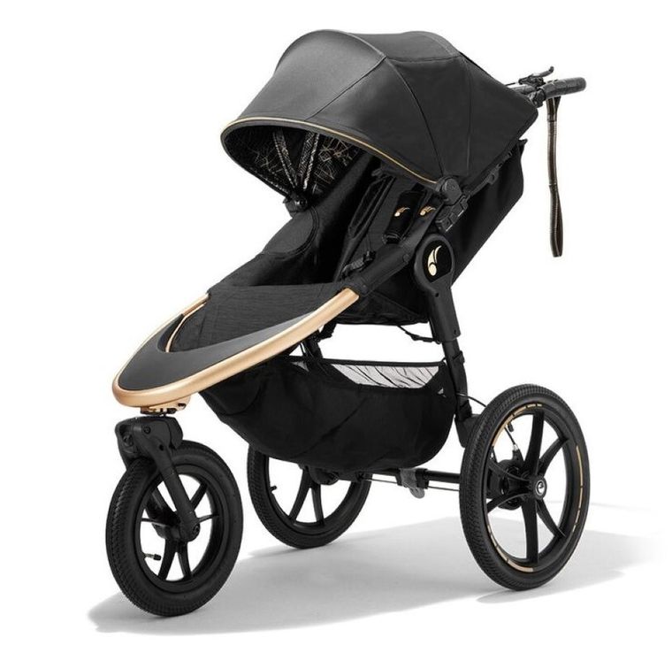 Baby Jogger, Summit X3, Robin Arzon, sportowy wózek spacerowy, czarny złoty