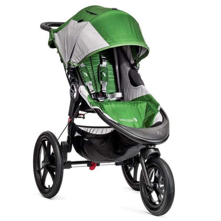 Baby Jogger, Summit X3, wózek spacerowy, Green/grey