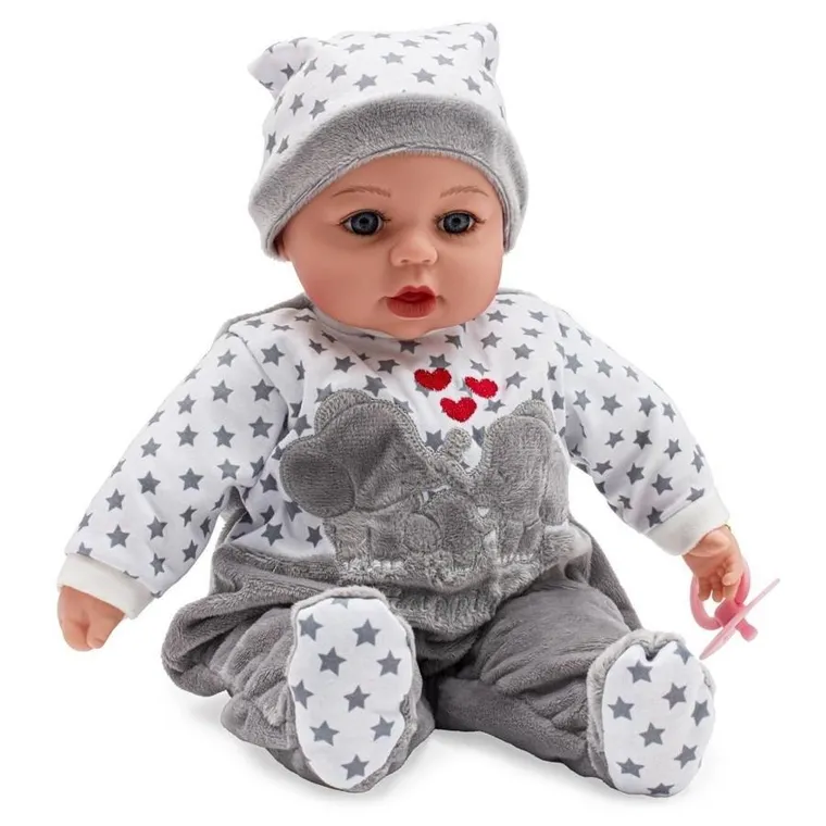 Baby Mix, Lola, interaktywna lalka bobas, 46 cm