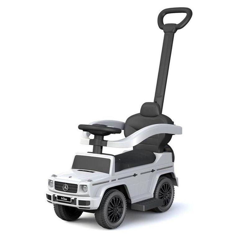 Baby Mix, Mercedes Benz G-Class, jeździk z rączką, biały