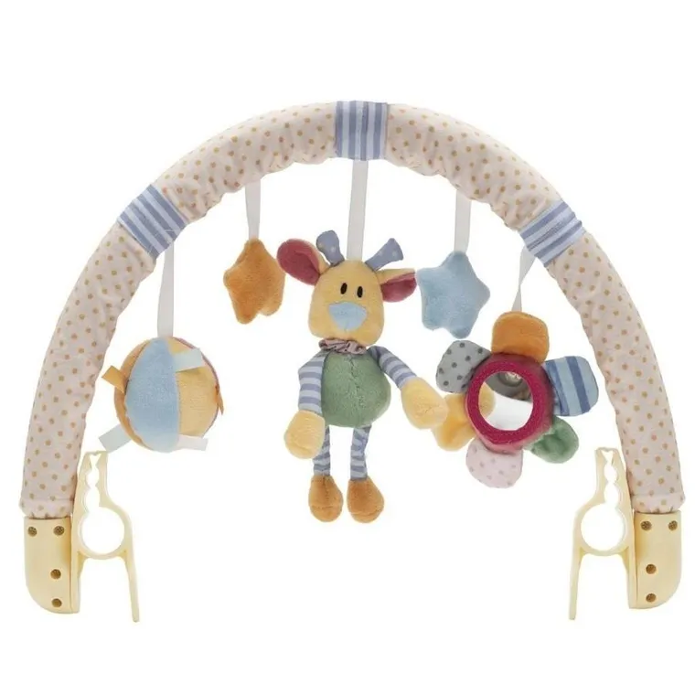 Baby Mix, Miś, kwiatek i gwiazdki, zawieszka do wózka