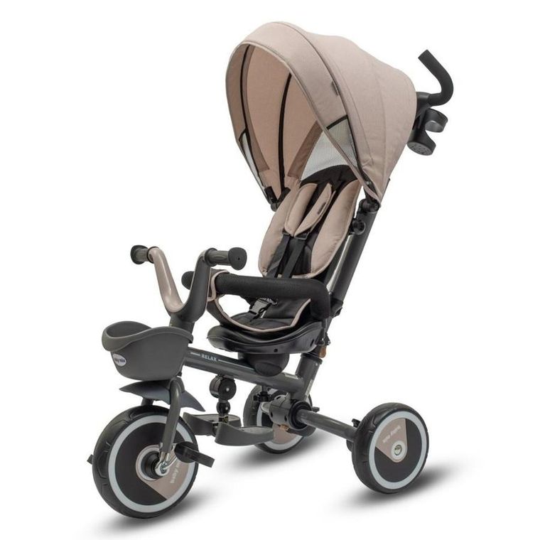 Baby Mix, Relax, rowerek trójkołowy, 5w1, beżowy