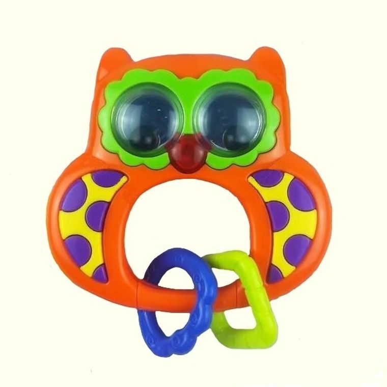 Baby Mix, sowa, grzechotka z dźwiękiem