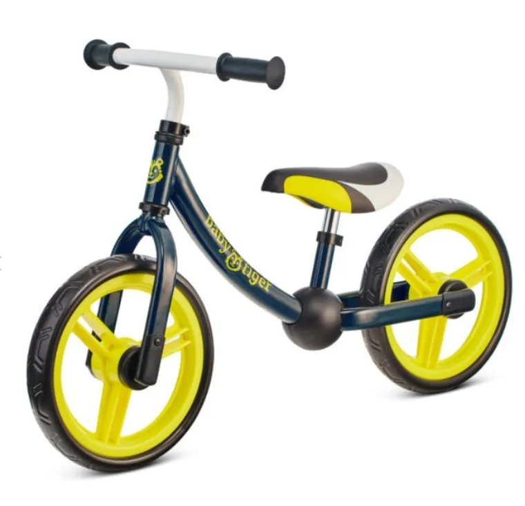 Baby Tiger, Flow, rowerek biegowy, black, lime