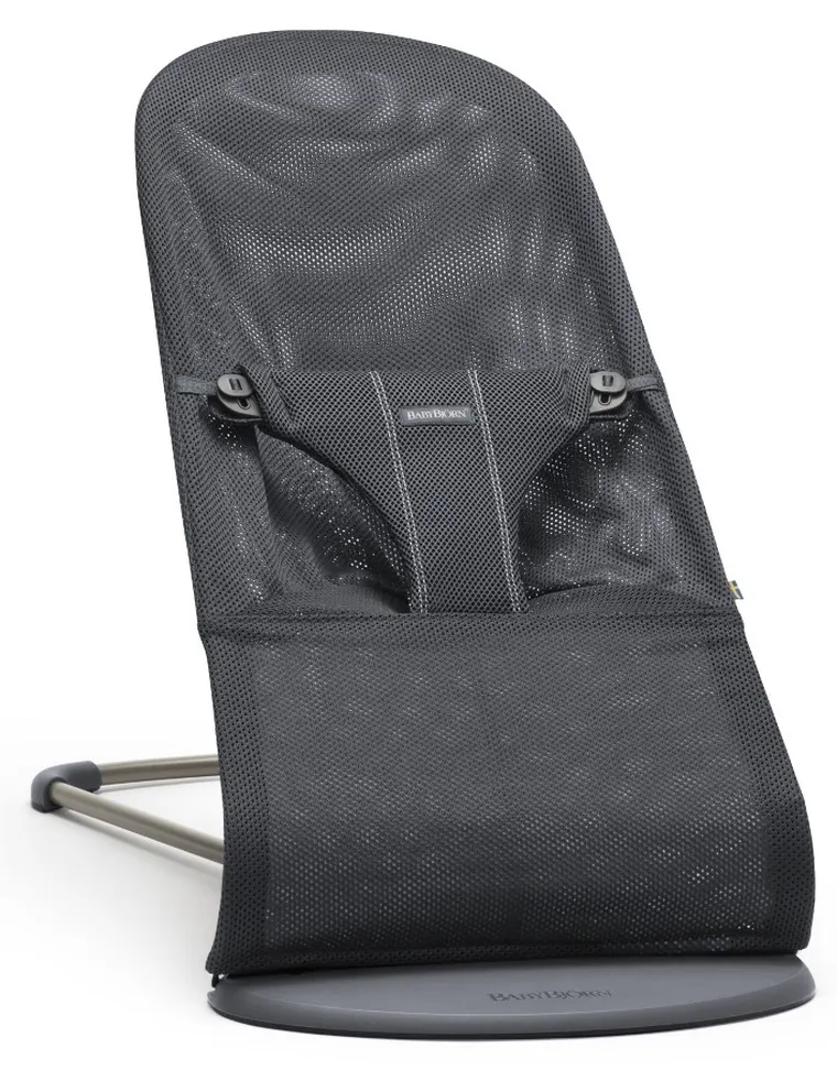 BabyBjörn, Bliss Mesh, leżaczek bujaczek, antracytowy