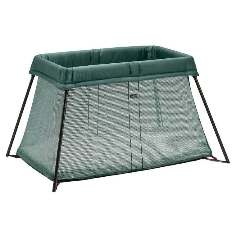 BabyBjörn, Light, łóżeczko turystyczne, ciemnozielone