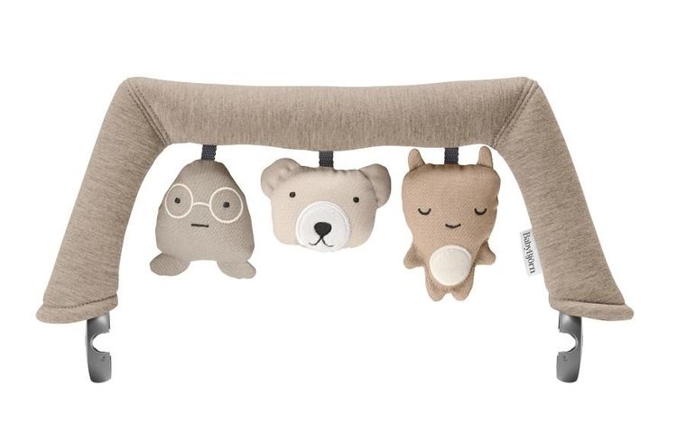 BabyBjörn, Soft Friends, zabawka do leżaczka, neutrals