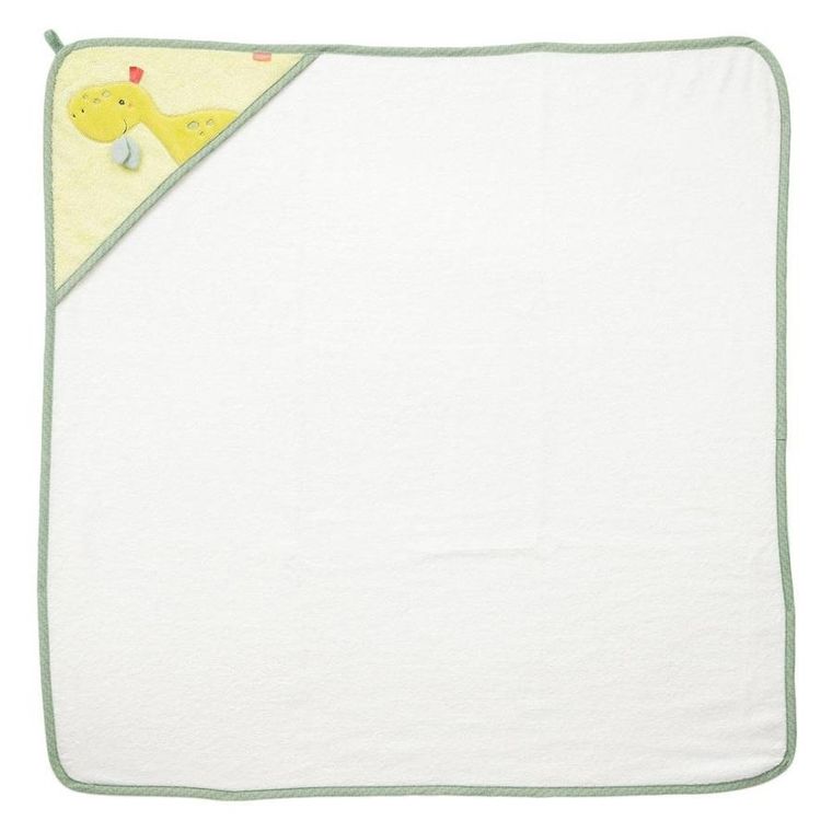 Babyfehn, ręcznik z kapturem, dinozaur, 80-80 cm