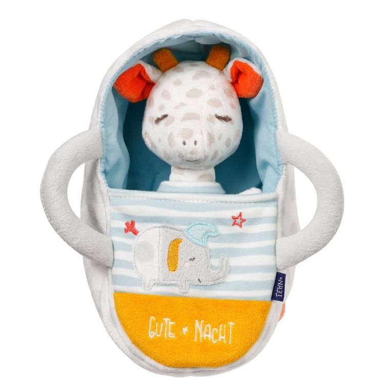 BabyFehn, Żyrafa, Dobranoc, maskotka z nosidełkiem, świecąca w ciemności