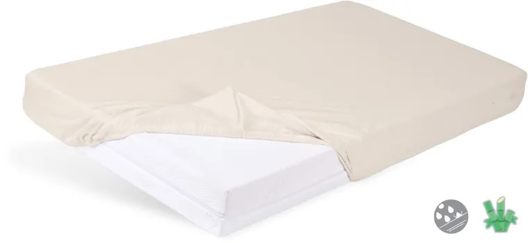 BabyMatex, Bamboo, podkład higieniczny, prześcieradło nieprzemakalne, beżowe, 80-160 cm