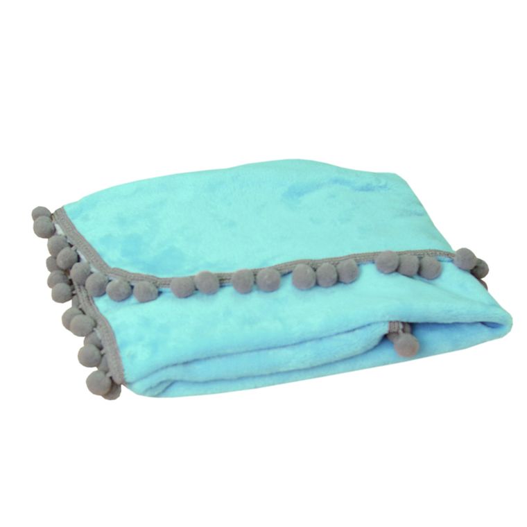 BabyMatex, Bomi, kocyk dziecięcy, niebieski, 75-100 cm