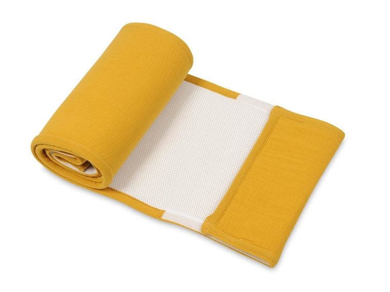 BabyMatex, Bump Air Muslin, ochraniacz do łóżeczka, miodowy, 180-30cm