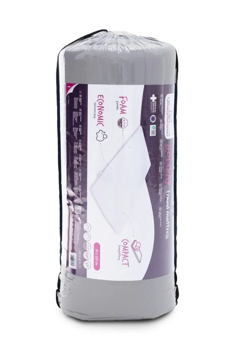 Babymatex, Holiday, materac turystyczny, szary, 120-60-6 cm