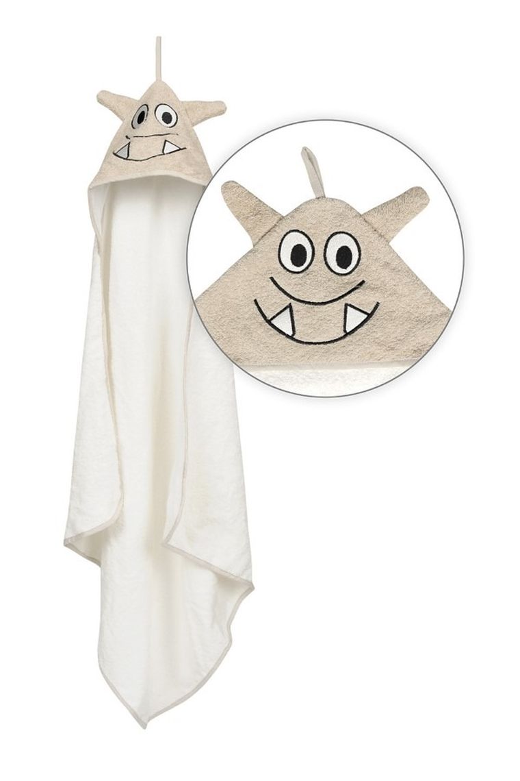 BabyMatex, Jimmy, kąpielowe okrycie niemowlęce, szare, 80-80 cm