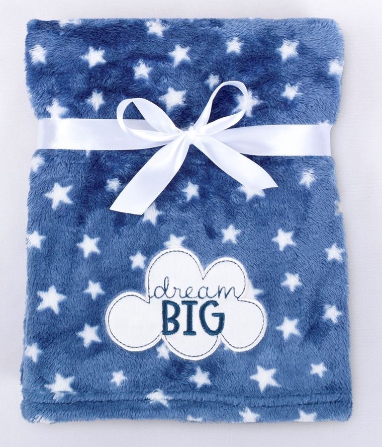 BabyMatex, kocyk z haftem, Ricco, chmurka, 75-100 cm